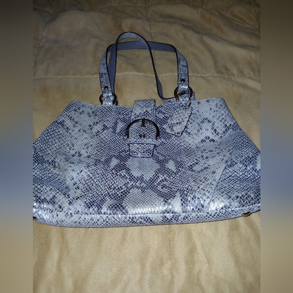 Coach Limited Python Hand Bag year 2012 perfect condition VINTAGE RARE - Picture 6 of 13